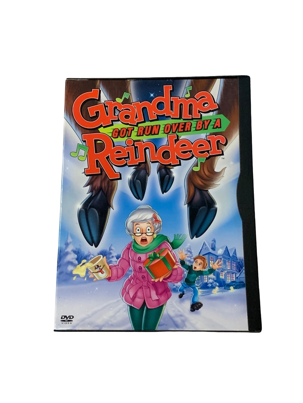 Grandma Got Run Over by a Reindeer DVD Animated Holiday Movie Disc Case